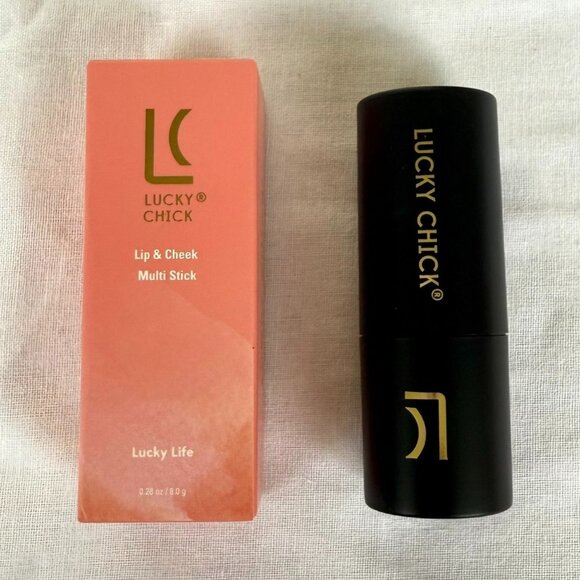 Lucky Chick Lip and Cheek Multi Stick Full Size Lucky Life Shade Pink Neutral - Picture 1 of 8